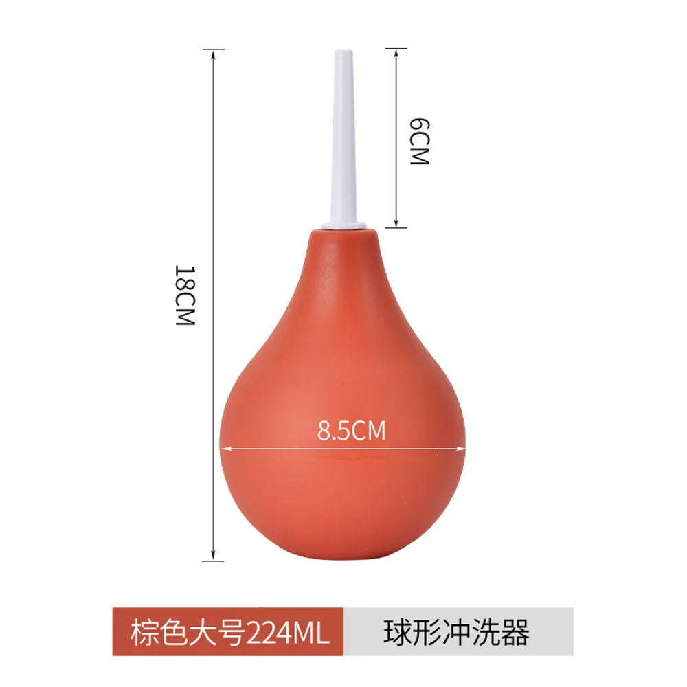 Enema Bulb Syringe Enema Anal Vagina Douche Cleaner Enema Anal Cleaning Container Tools Feminine Hygiene Products 89/160/224ml