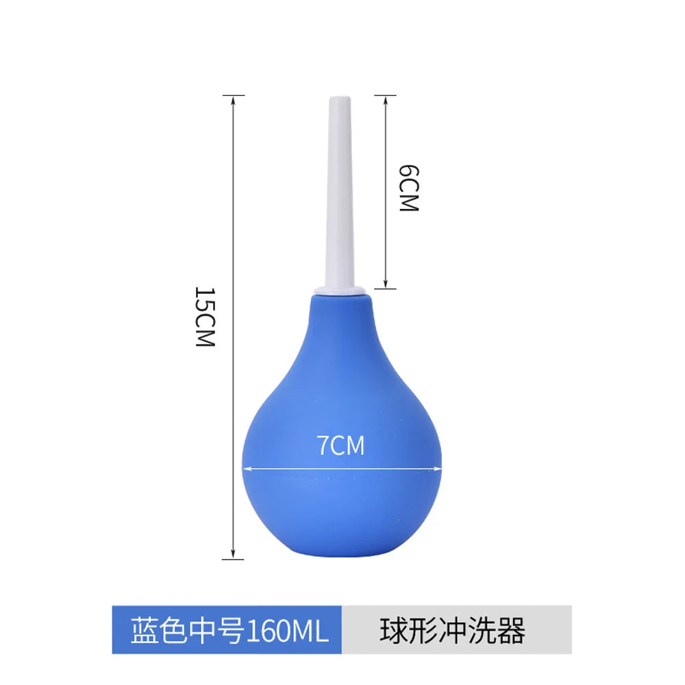 Enema Bulb Syringe Enema Anal Vagina Douche Cleaner Enema Anal Cleaning Container Tools Feminine Hygiene Products 89/160/224ml
