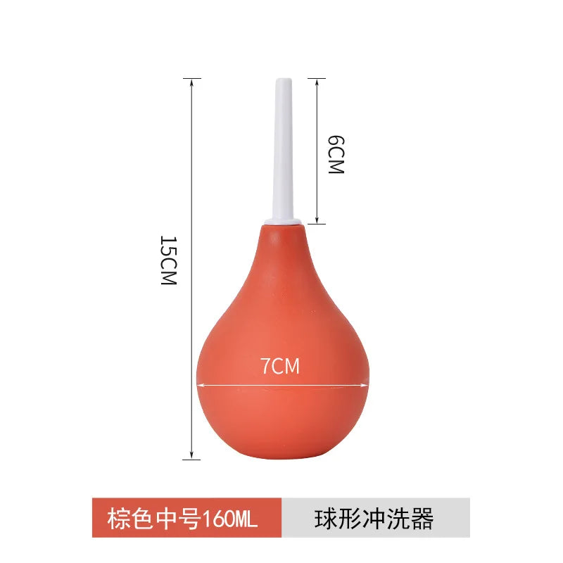 Enema Bulb Syringe Enema Anal Vagina Douche Cleaner Enema Anal Cleaning Container Tools Feminine Hygiene Products 89/160/224ml