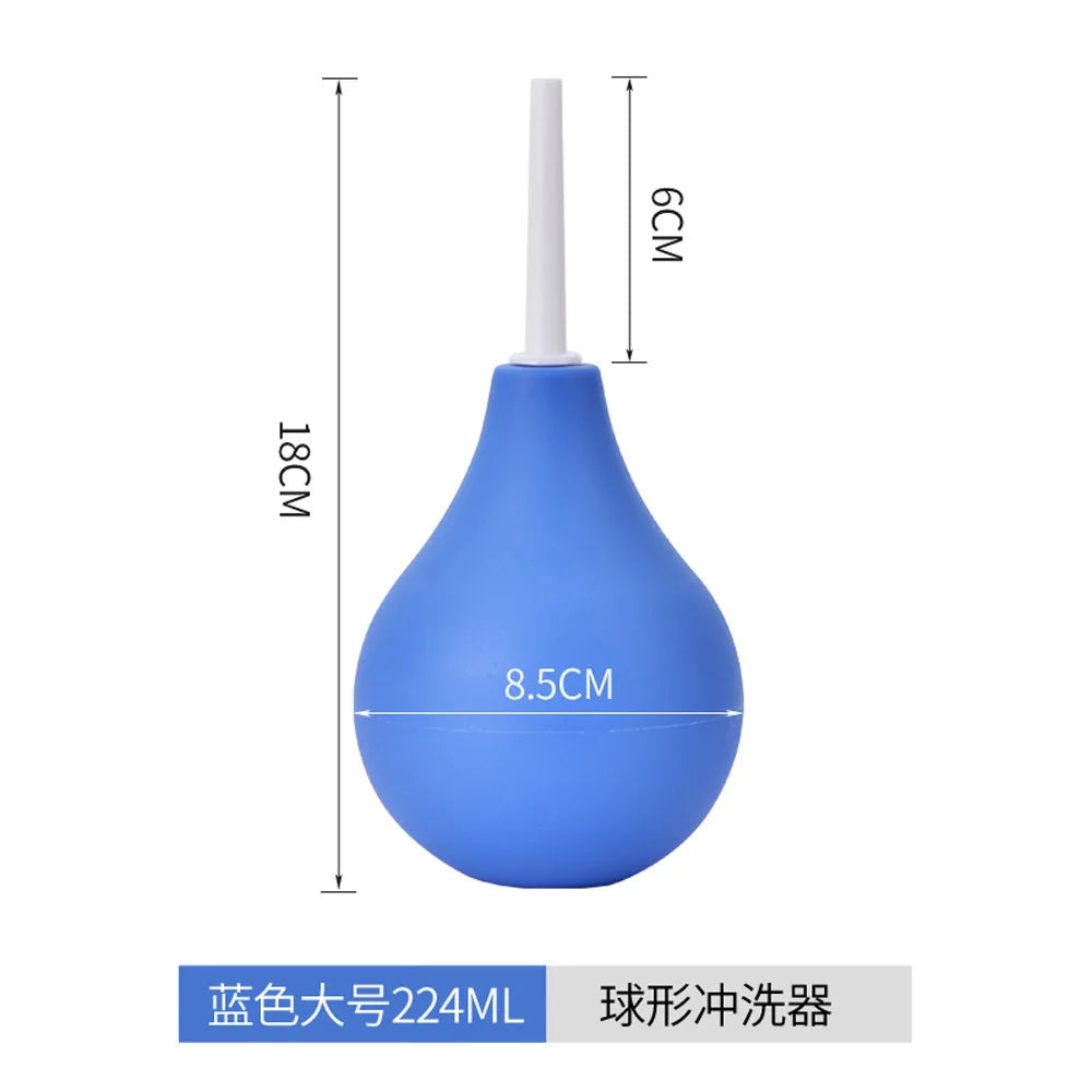 Enema Bulb Syringe Enema Anal Vagina Douche Cleaner Enema Anal Cleaning Container Tools Feminine Hygiene Products 89/160/224ml