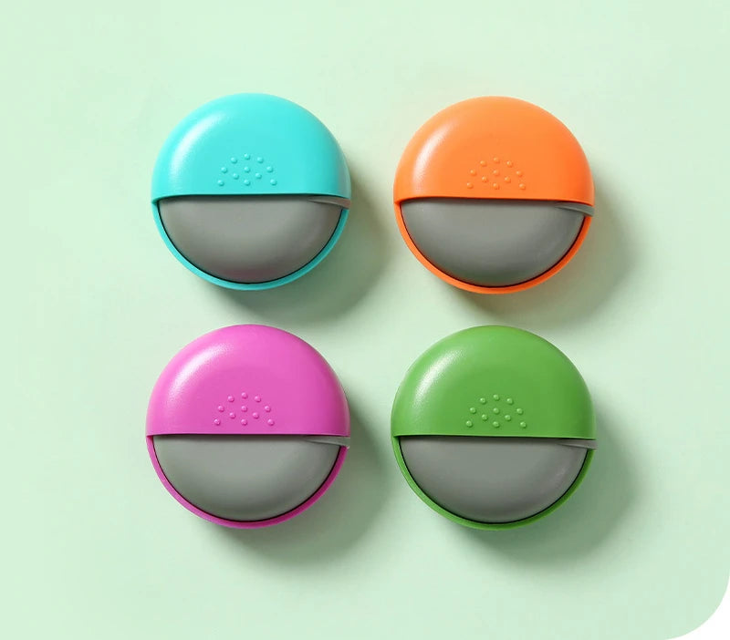 Portable Travel Round Pill Box Mini Spin Pill Organizer Pill Box Spin Pill Organizer Tablet Container Medicine Box