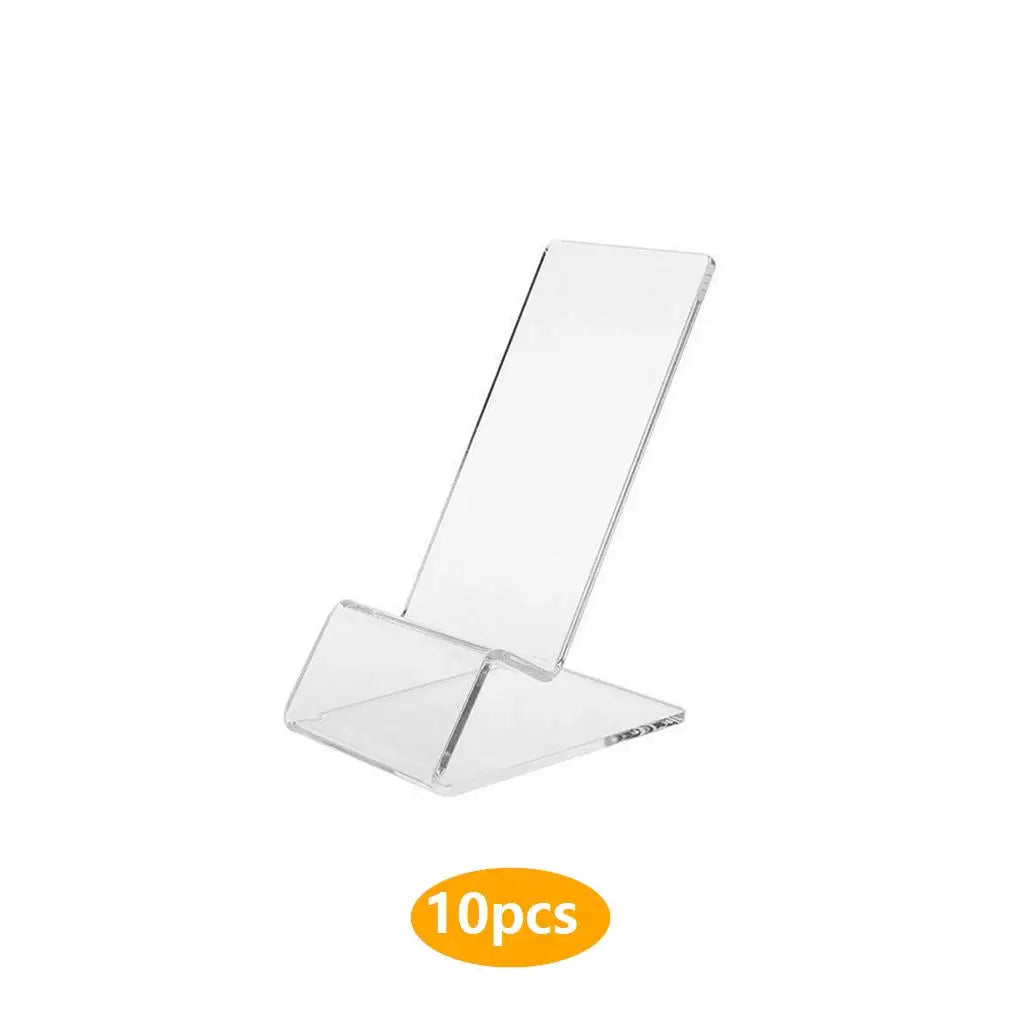 Acrylic Cellphone Rack Indoor Storage Holders Compact Structure Mobile Phone Shelf Shop Use Simple Transparent Display Stand