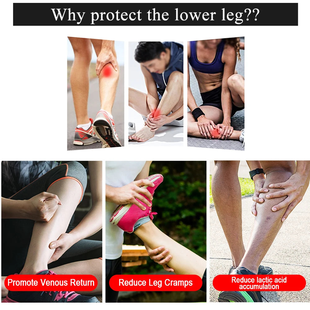 1 PCS Sports Calf Compression Sleeves for Men & Women - Calf Support Leg Compression Socks for Shin Splint & Calf Pain Relief