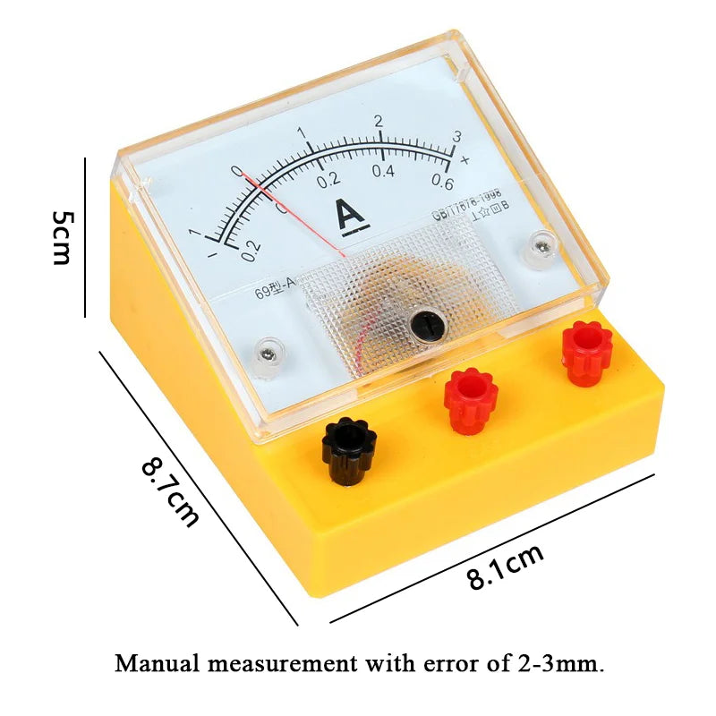 Electric Circuit Learning Kit Physics Electrical Experiment Teaching Aid Ammeter Voltmeter Sliding Rheostat Resistor Science Toy