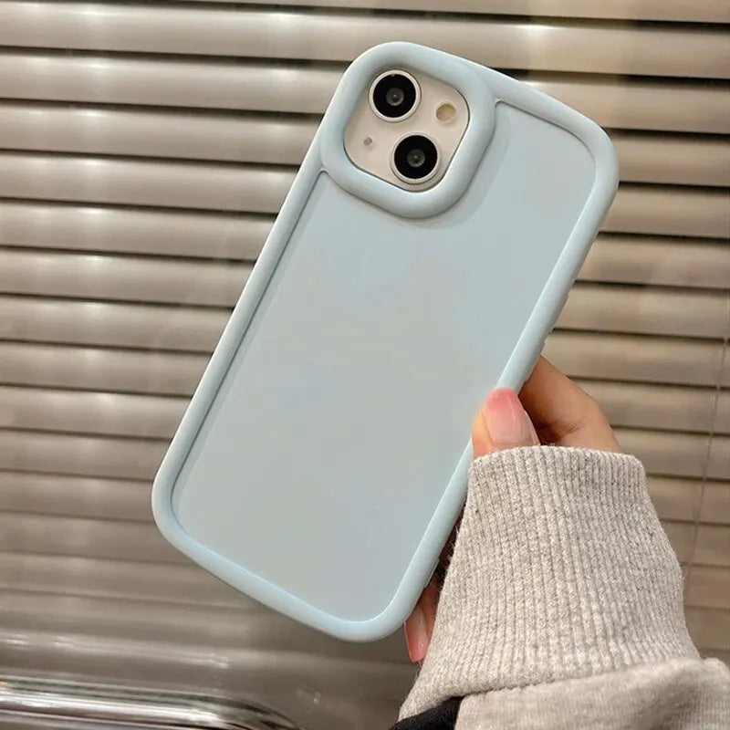Luxury Matte Soft Candy Phone Case For iPhone 14 13 12 11 Pro Max Plus X Xs XR Max Shockproof Bumper Soft Silicone Cases Cover