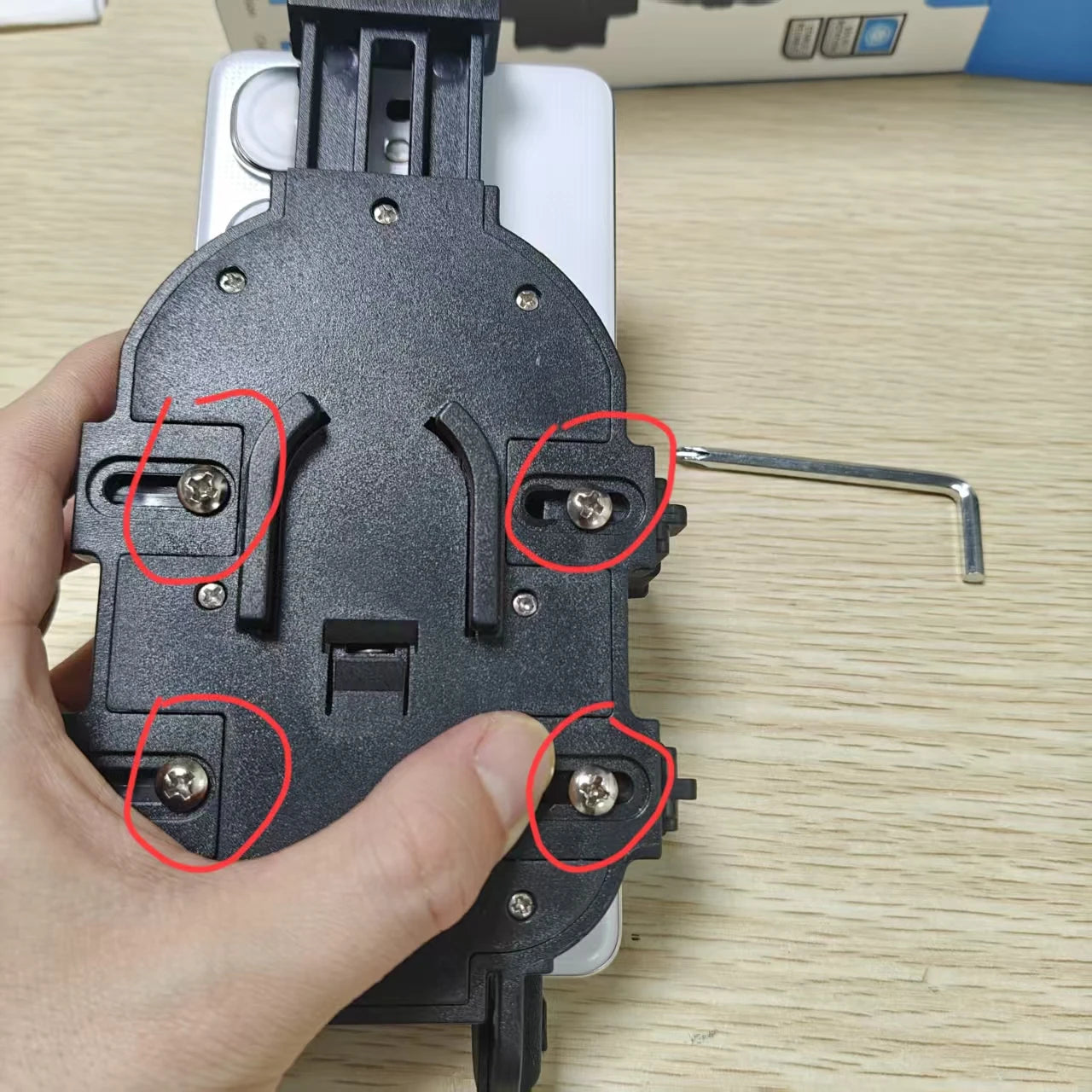 Mobile Phone Holder With Shock Absorber Module Adjustable at Any Angle for Motorcycle Scooter ATV bike Cell Phone Bracket