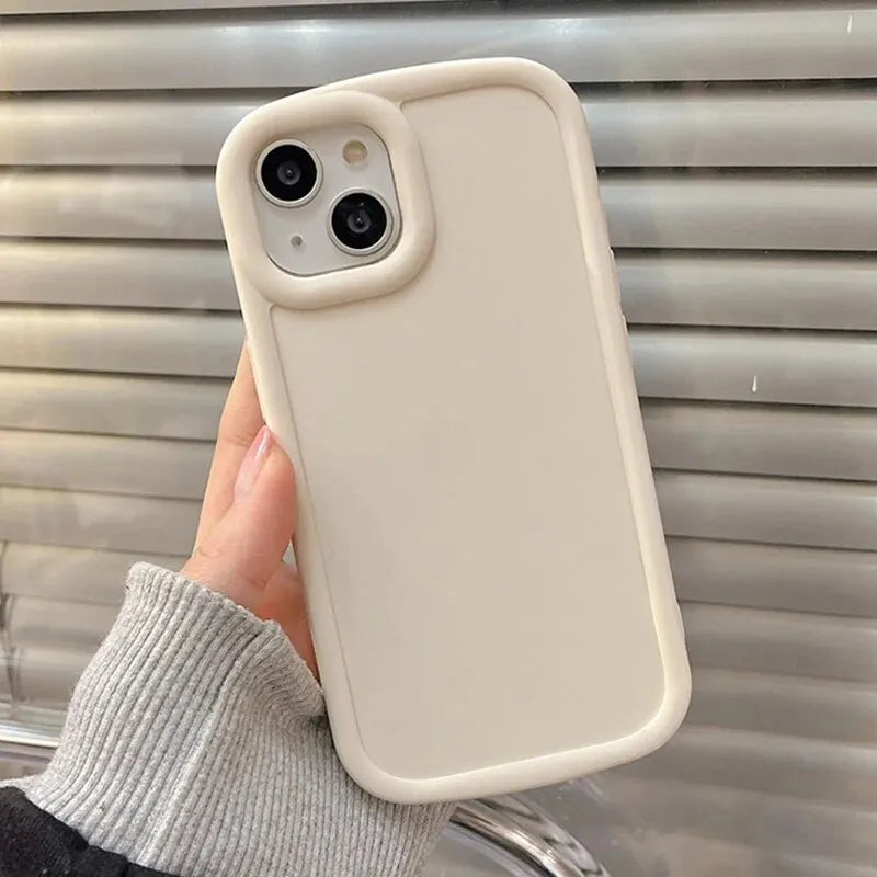 Luxury Matte Soft Candy Phone Case For iPhone 14 13 12 11 Pro Max Plus X Xs XR Max Shockproof Bumper Soft Silicone Cases Cover