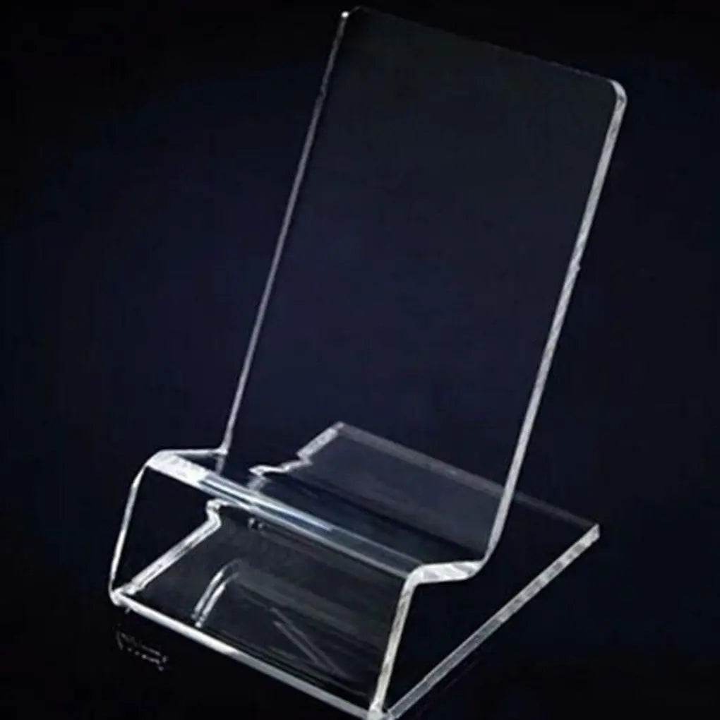 Acrylic Cellphone Rack Indoor Storage Holders Compact Structure Mobile Phone Shelf Shop Use Simple Transparent Display Stand