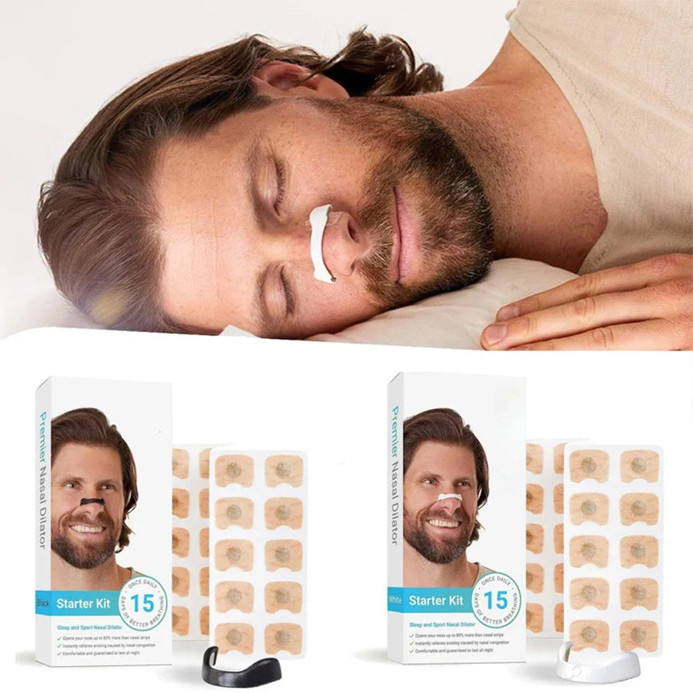 Magnetic Nasal Breathing Dilators Kits Sport Nasal Dilator Boost Oxygen Intake,Breathing Refill Nose Clip