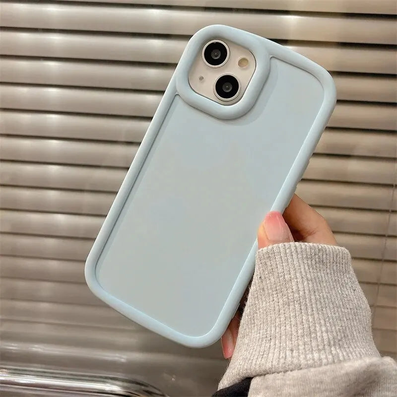 Luxury Matte Soft Candy Phone Case For iPhone 14 13 12 11 Pro Max Plus X Xs XR Max Shockproof Bumper Soft Silicone Cases Cover