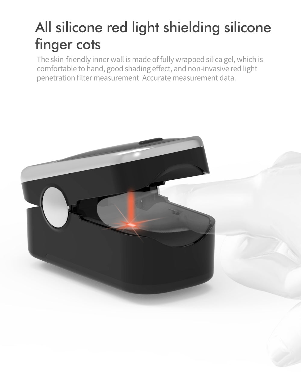 Kiuzou Medical Portable Finger Pulse Oximeter Blood Oxygen Heart Rate Saturation Meter OLED Oximetro De Dedo Saturometro Monitor