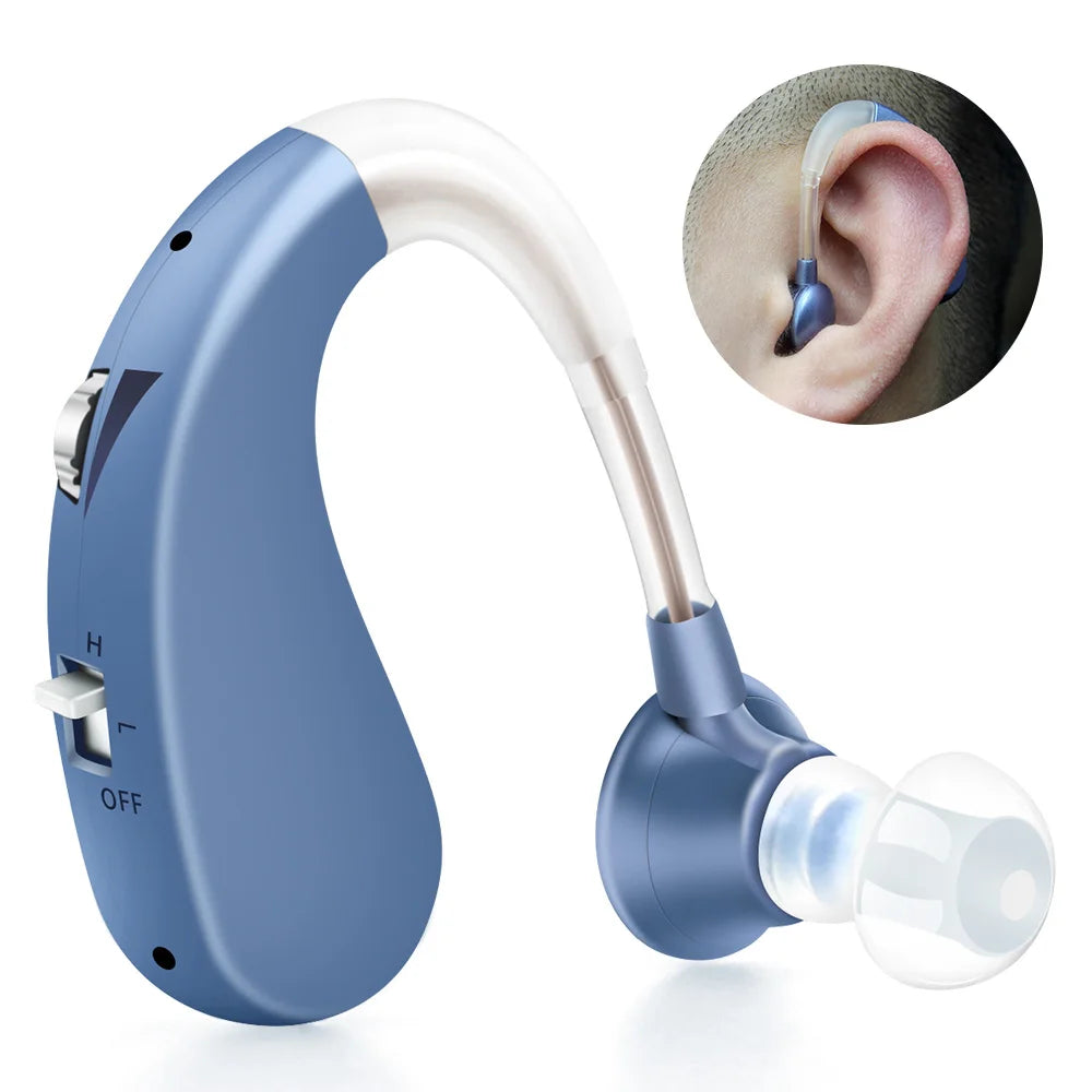 Hearing Aid for Elderly Deafness Rechargeable Invisible Hearing Aids Adjustable Tone Ear Aid Digital Sound Amplifier Audifonos