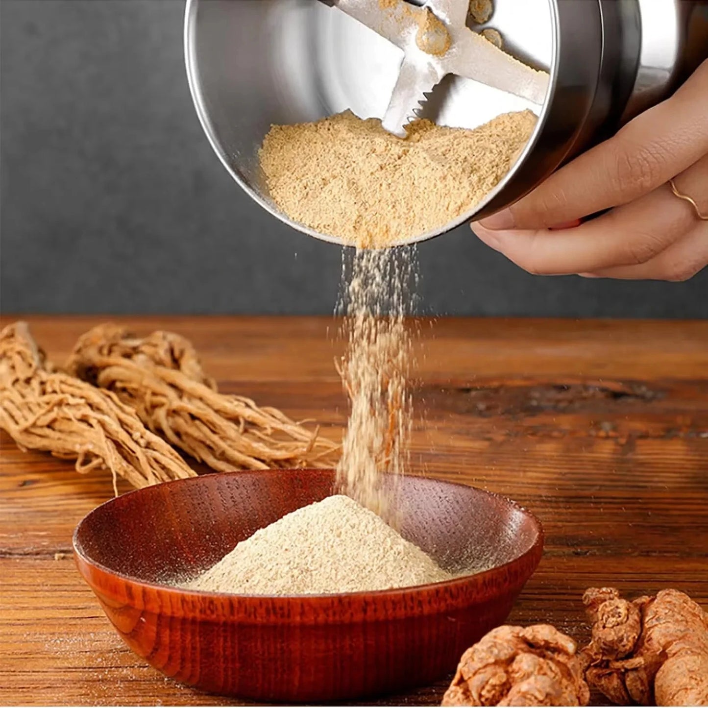 Xiaomi Electric Coffee Grinder 304 Stainless Steel Fast Grinding Multifunction Household Smash Machine EU US Plug Large Capacity