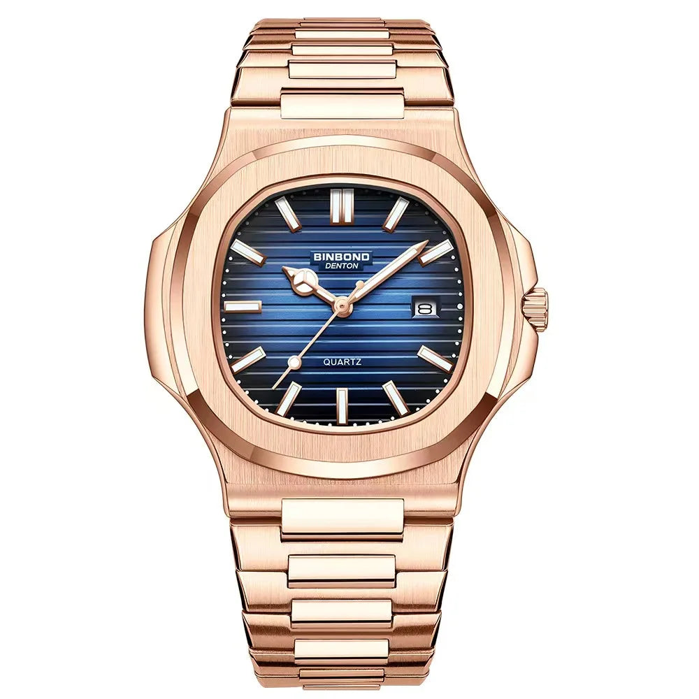 2025 New Top Brand Luxury Fashion Mens Watches Sport Waterproof Simple Ultra-Thin Watches Men Quartz Clock Relogio Masculino+Box