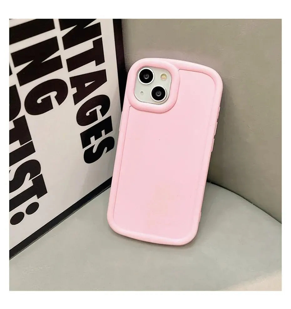 Luxury Matte Soft Candy Phone Case For iPhone 14 13 12 11 Pro Max Plus X Xs XR Max Shockproof Bumper Soft Silicone Cases Cover
