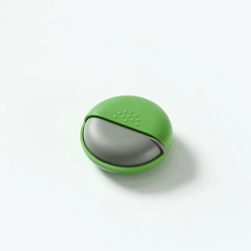 Portable Travel Round Pill Box Mini Spin Pill Organizer Pill Box Spin Pill Organizer Tablet Container Medicine Box