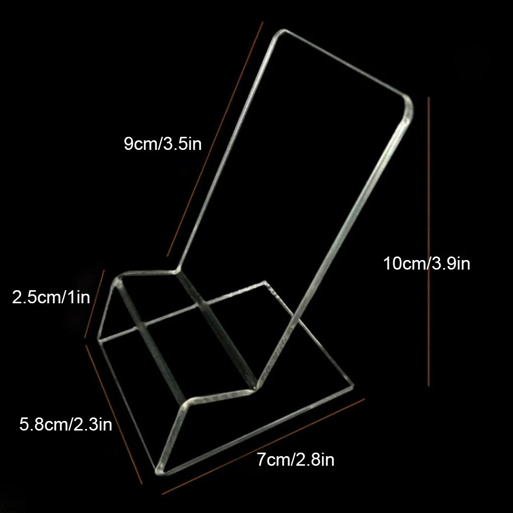 Acrylic Cellphone Rack Indoor Storage Holders Compact Structure Mobile Phone Shelf Shop Use Simple Transparent Display Stand