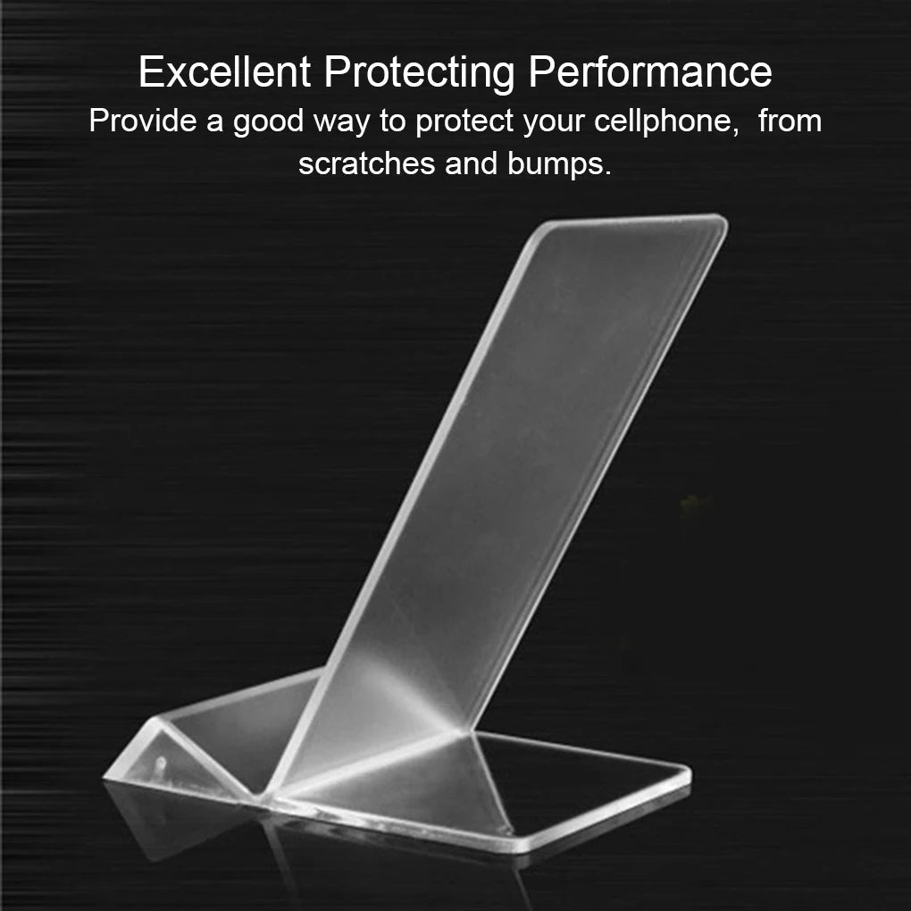 Acrylic Cellphone Rack Indoor Storage Holders Compact Structure Mobile Phone Shelf Shop Use Simple Transparent Display Stand