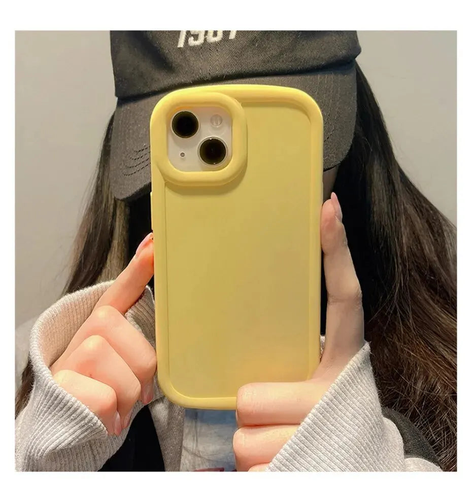 Luxury Matte Soft Candy Phone Case For iPhone 14 13 12 11 Pro Max Plus X Xs XR Max Shockproof Bumper Soft Silicone Cases Cover