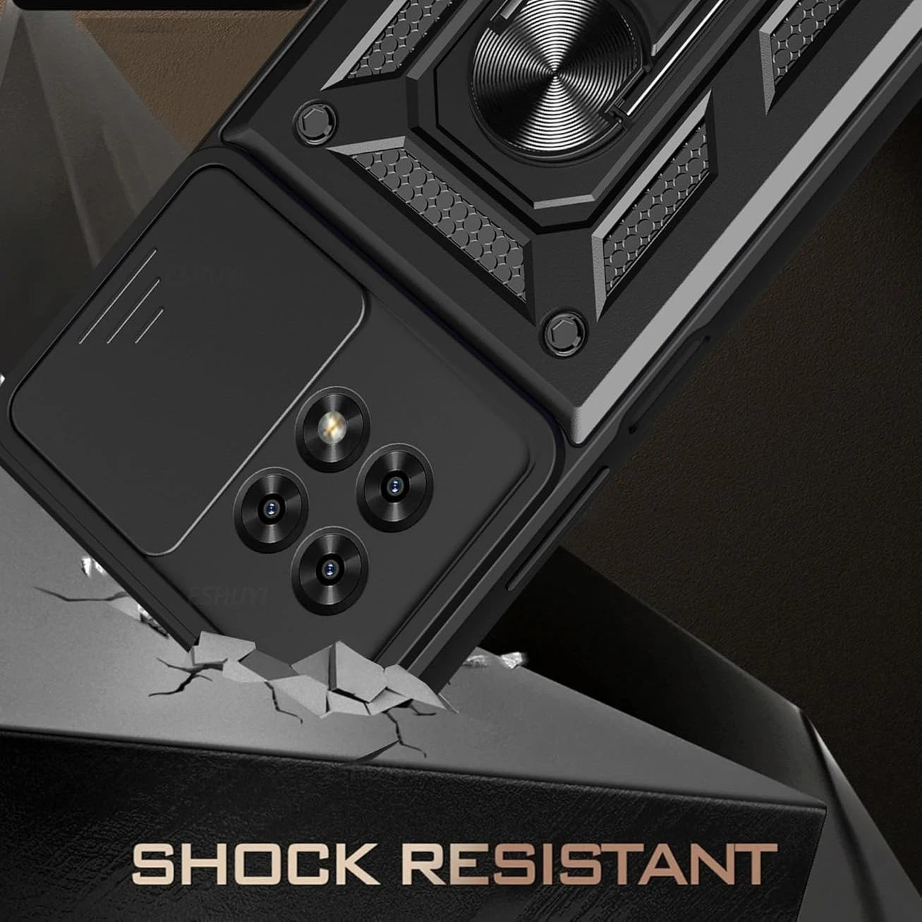 Military Armor Case For T-Mobile Revvl 7 Pro 5G T Phone 2 Pro 5G Cover Lens Protection Ring Stand Holder Coque Fundas