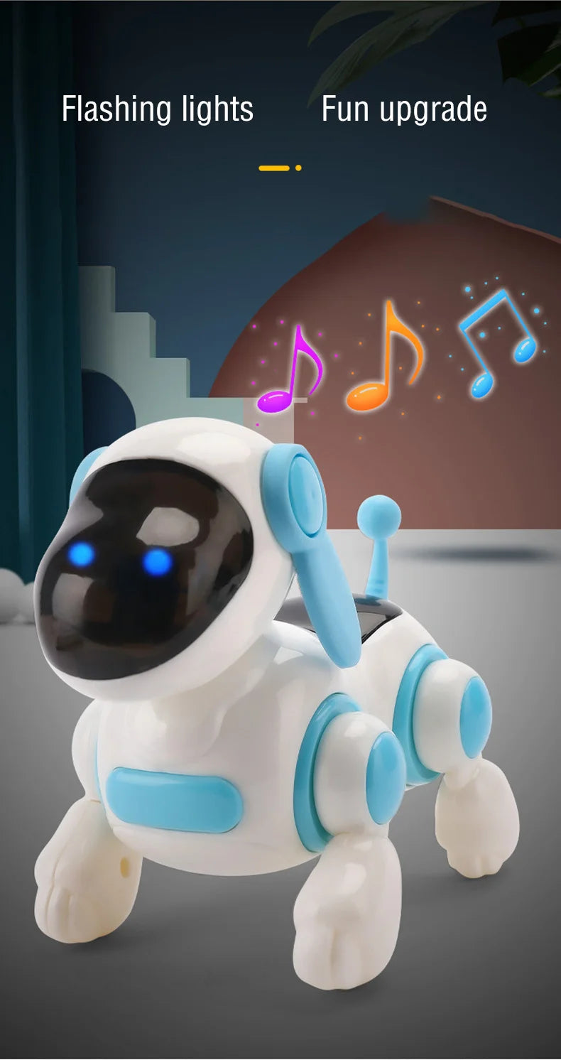 Children's Intelligent Electric Dog Pet Toy Electric Machine Lighting Intelligent Crawling Electronic Dog Toy Children's Gift