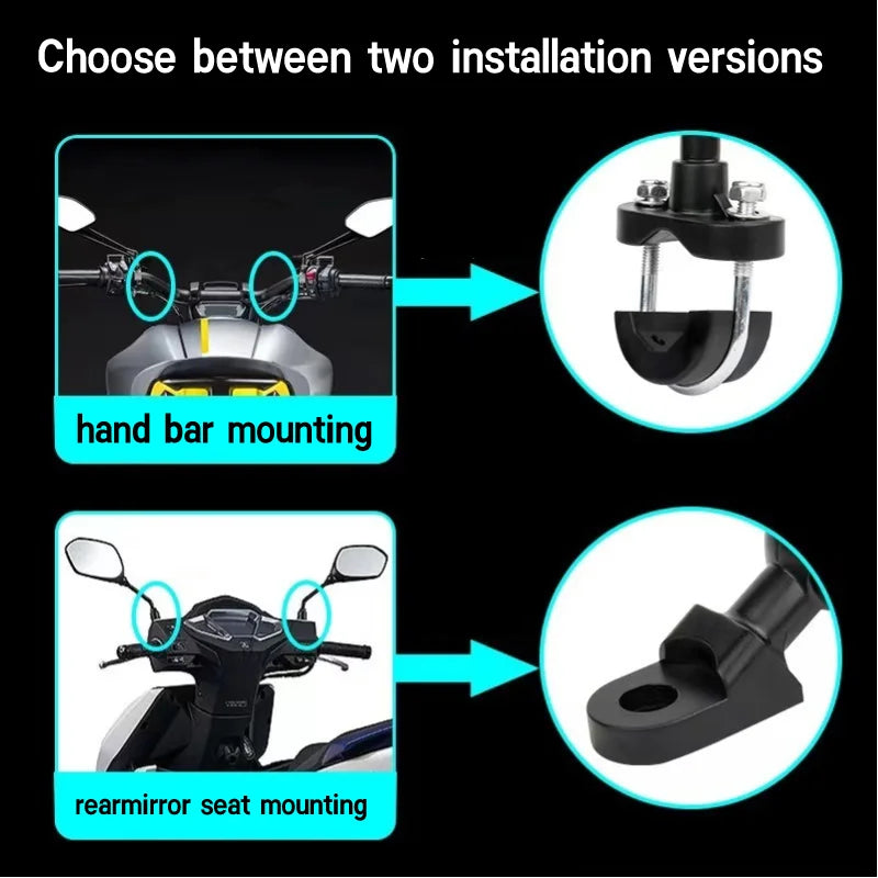Mobile Phone Holder With Shock Absorber Module Adjustable at Any Angle for Motorcycle Scooter ATV bike Cell Phone Bracket