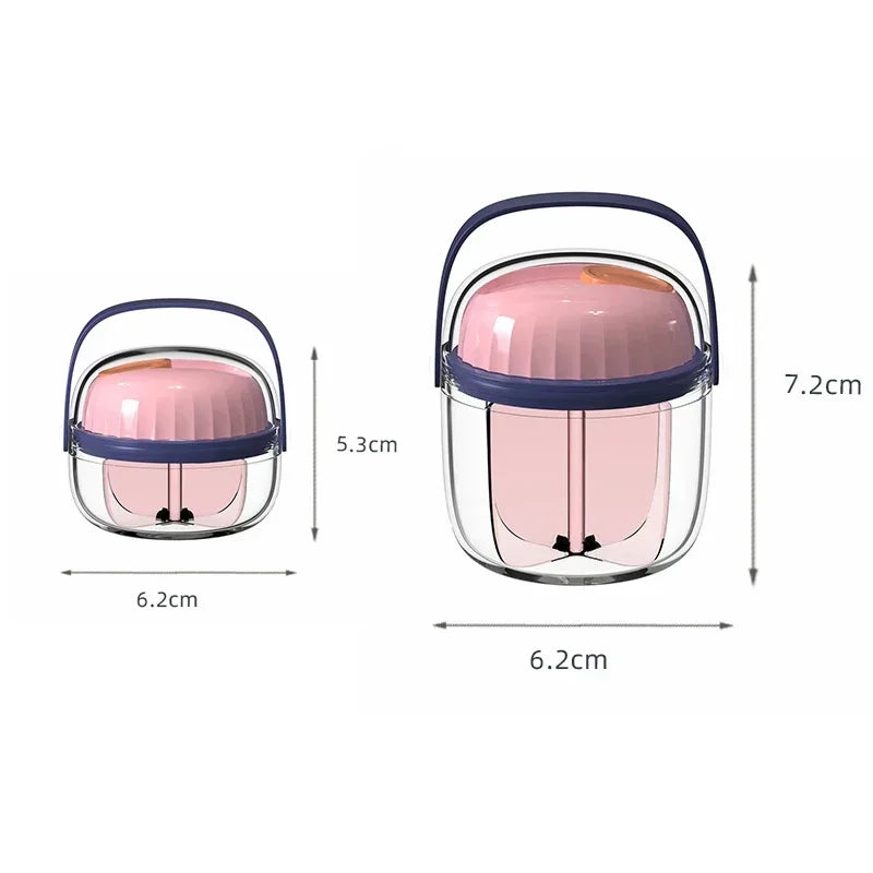New Pill Organizer Waterproof Pill Box Portable Pill Case for Travel Vitamin Fish Oils Holder Container Medicine Storage Box