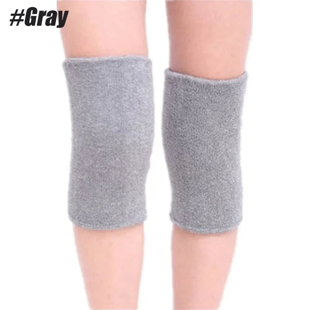 1 Pair Knee Pads Dance Protection Cover Elderly Leggings Support Winter Warm Thermal Knee Sleeves