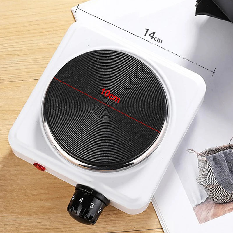 110V Mini Electric Stove Portable Tea Warmer Coffee Milk Heater Stove Mocha Heating Stove Cast Iron Hot Plate Cooking Furnace EU