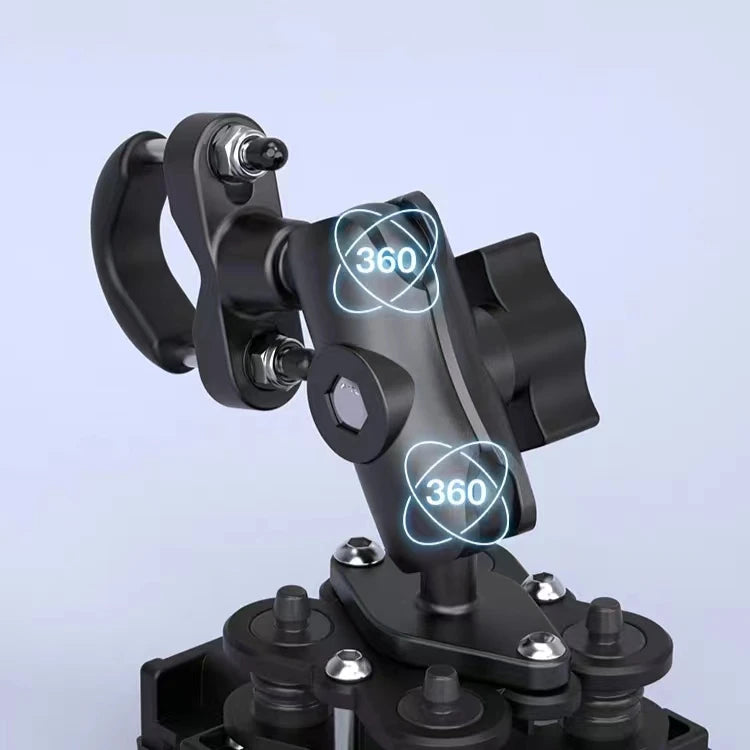 Mobile Phone Holder With Shock Absorber Module Adjustable at Any Angle for Motorcycle Scooter ATV bike Cell Phone Bracket