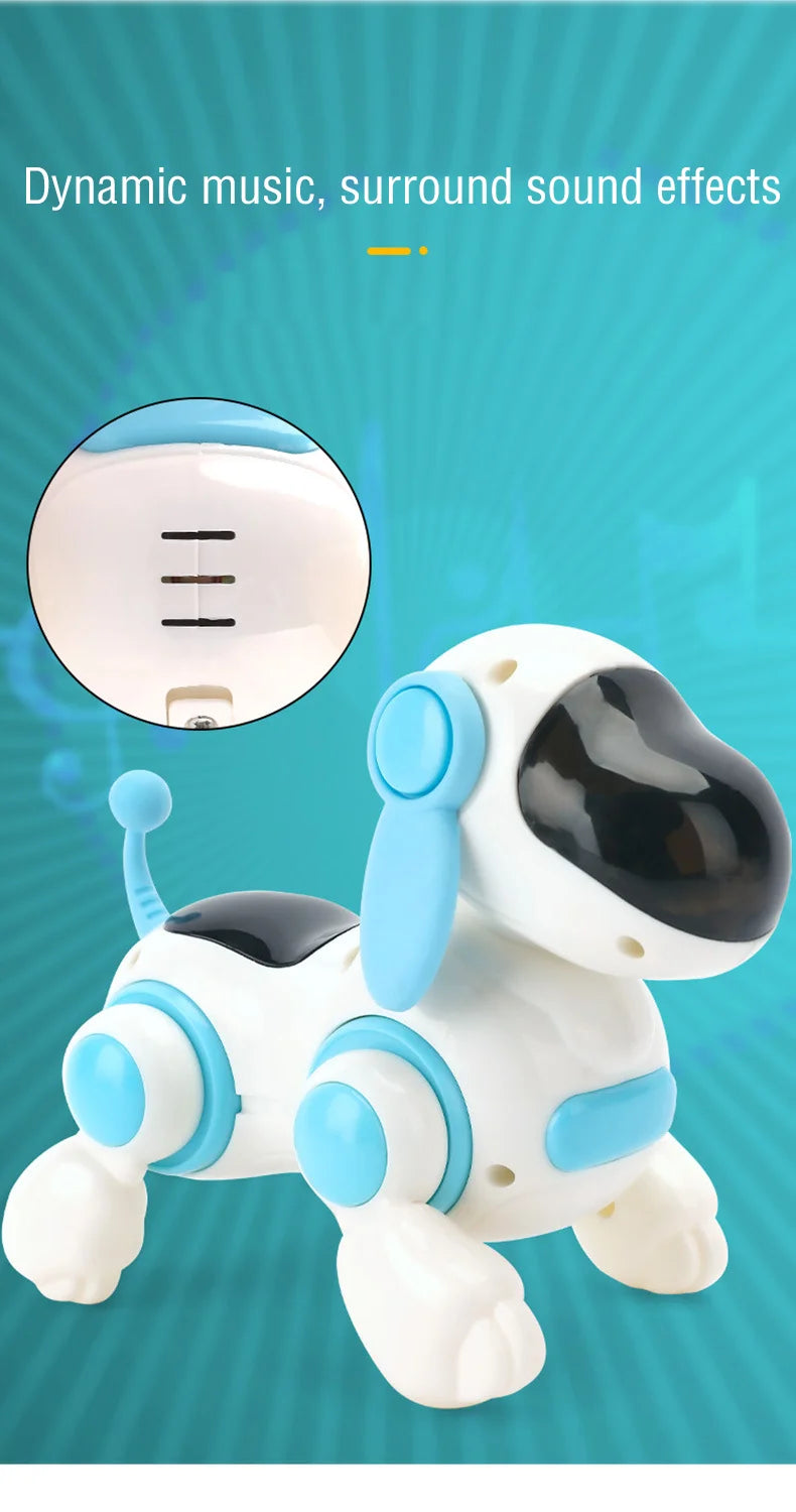 Children's Intelligent Electric Dog Pet Toy Electric Machine Lighting Intelligent Crawling Electronic Dog Toy Children's Gift