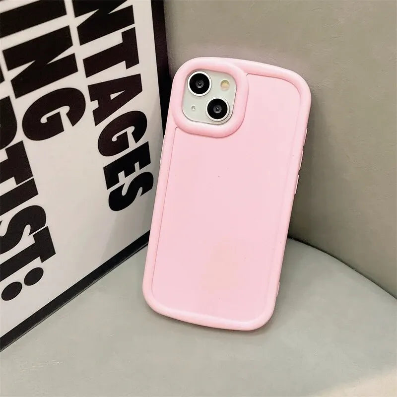 Luxury Matte Soft Candy Phone Case For iPhone 14 13 12 11 Pro Max Plus X Xs XR Max Shockproof Bumper Soft Silicone Cases Cover
