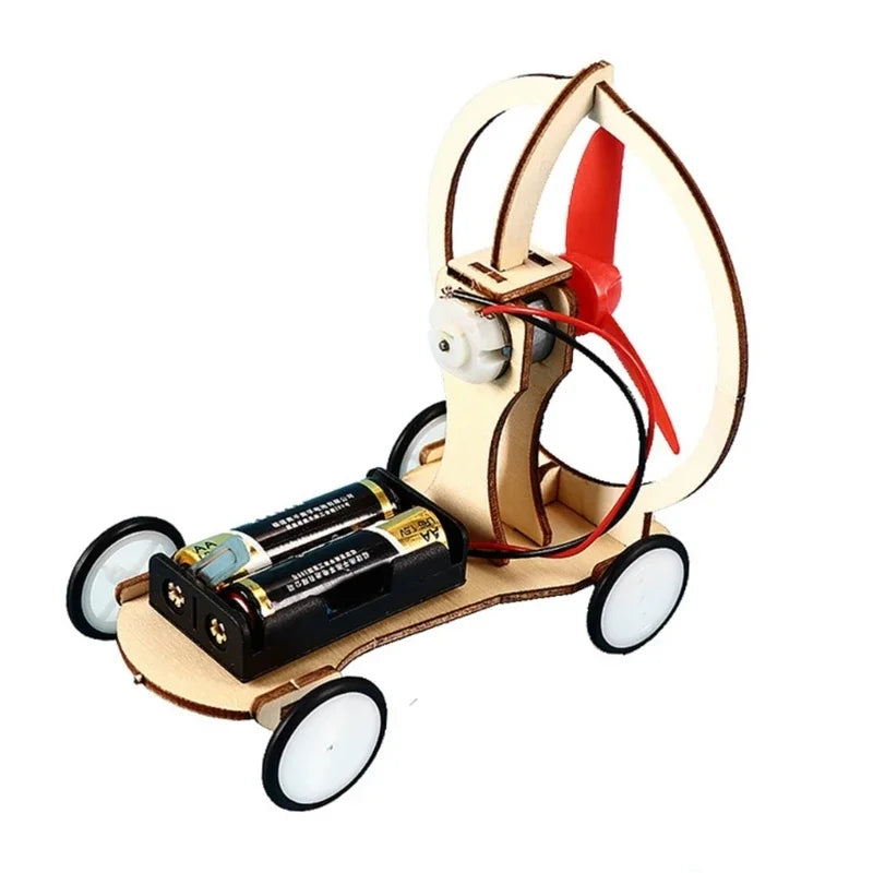 Electric Wind Car Model Physical Experiments Technology Toy Physics Learning Science Educational Set Assemble Model Toy