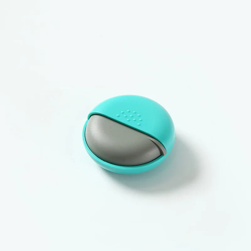 Portable Travel Round Pill Box Mini Spin Pill Organizer Pill Box Spin Pill Organizer Tablet Container Medicine Box