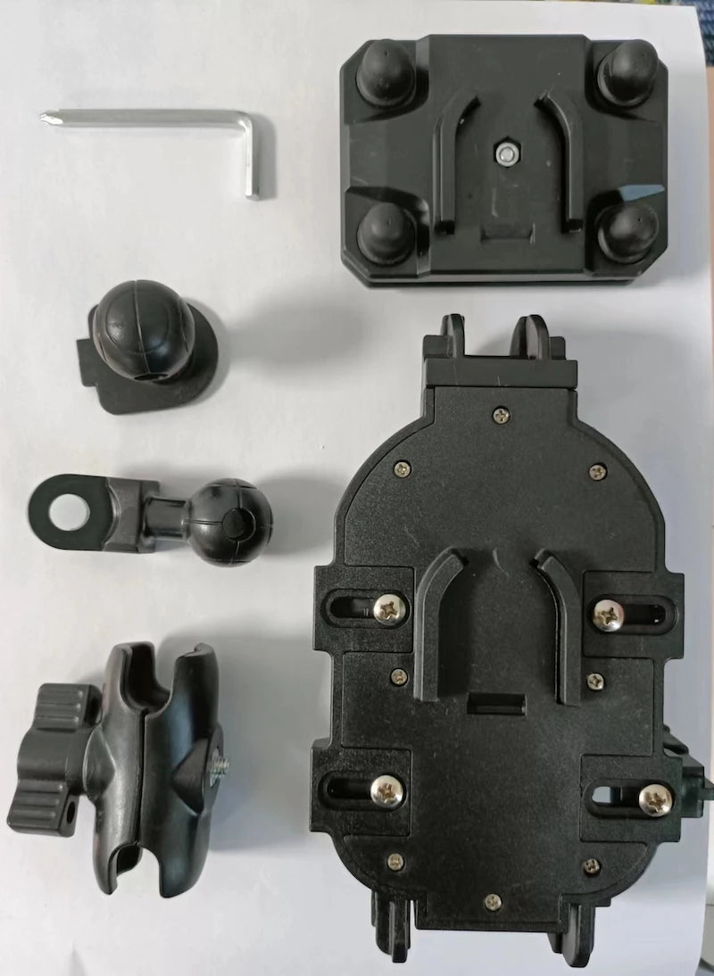 Mobile Phone Holder With Shock Absorber Module Adjustable at Any Angle for Motorcycle Scooter ATV bike Cell Phone Bracket