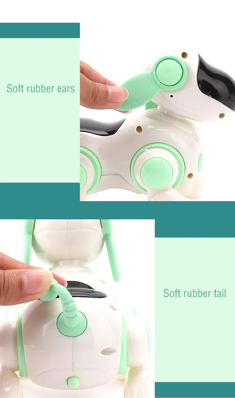 Children's Intelligent Electric Dog Pet Toy Electric Machine Lighting Intelligent Crawling Electronic Dog Toy Children's Gift