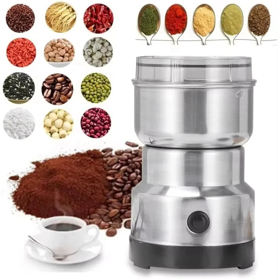 Xiaomi Electric Coffee Grinder 304 Stainless Steel Fast Grinding Multifunction Household Smash Machine EU US Plug Large Capacity