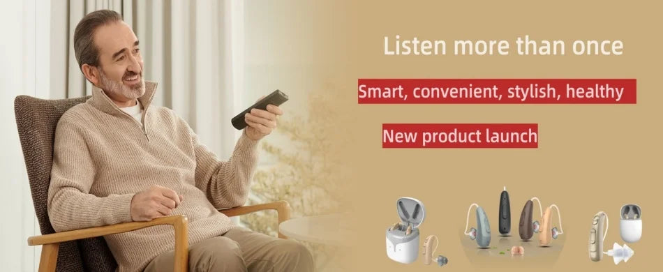 Wired Cassette Digital High Power Hearing Aid For Severe Deafness For The Elderly Hearing aid headset adjustable volume amplifie
