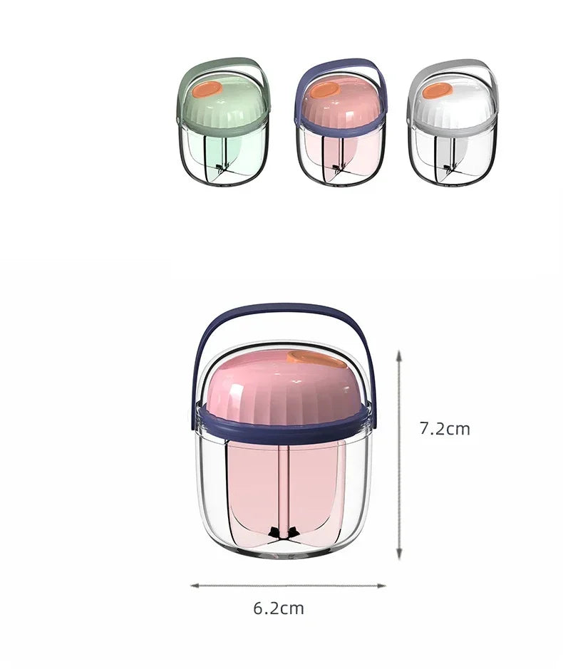 New Pill Organizer Waterproof Pill Box Portable Pill Case for Travel Vitamin Fish Oils Holder Container Medicine Storage Box