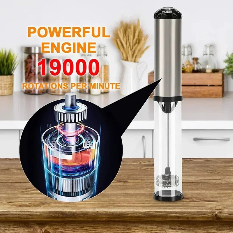Electric Milk Frother Whisk Handheld Coffee Blender Egg Beater Household Milk Shaker Mixer Whisk Tools Foy home