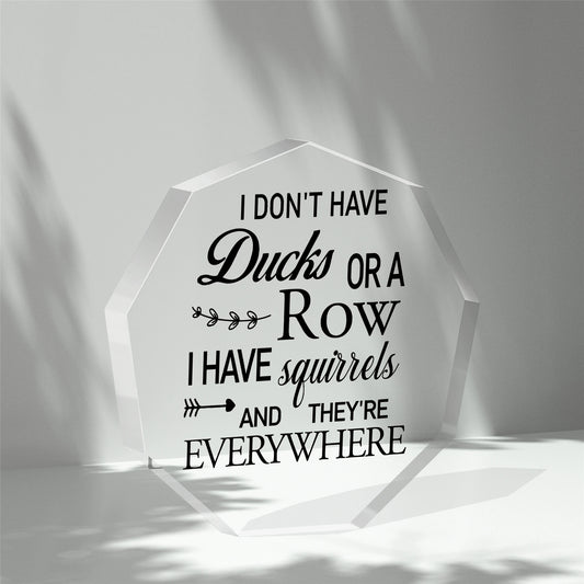 Interesting office decoration, desktop decoration, humorous acrylic family living room, shelves, dining table decoration