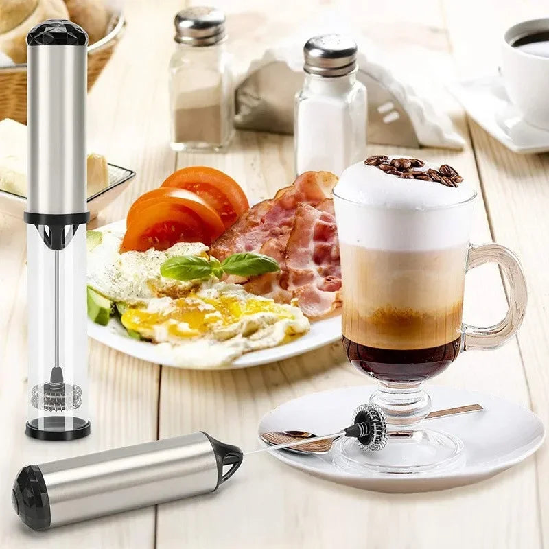 Electric Milk Frother Whisk Handheld Coffee Blender Egg Beater Household Milk Shaker Mixer Whisk Tools Foy home