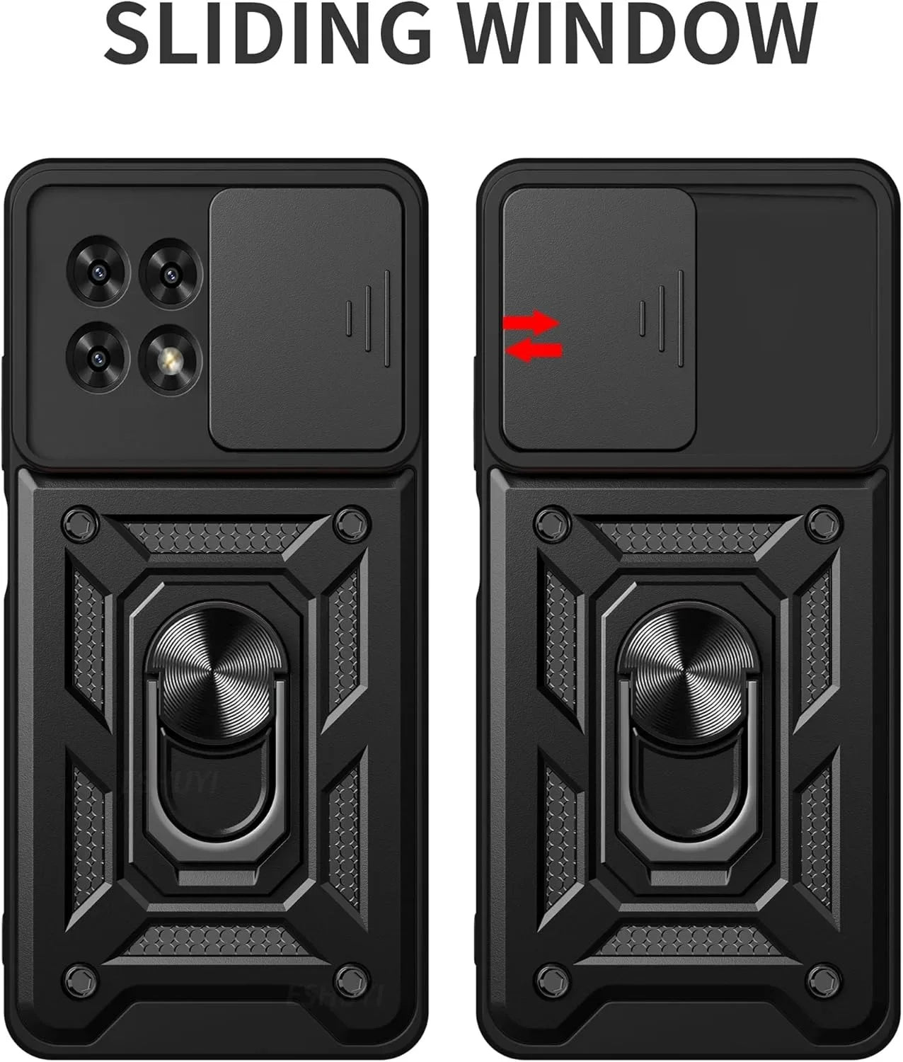 Military Armor Case  For T-Mobile Revvl 7 Pro 5G T Phone 2 Pro 5G Cover Lens Protection Ring Stand Holder Coque Fundas