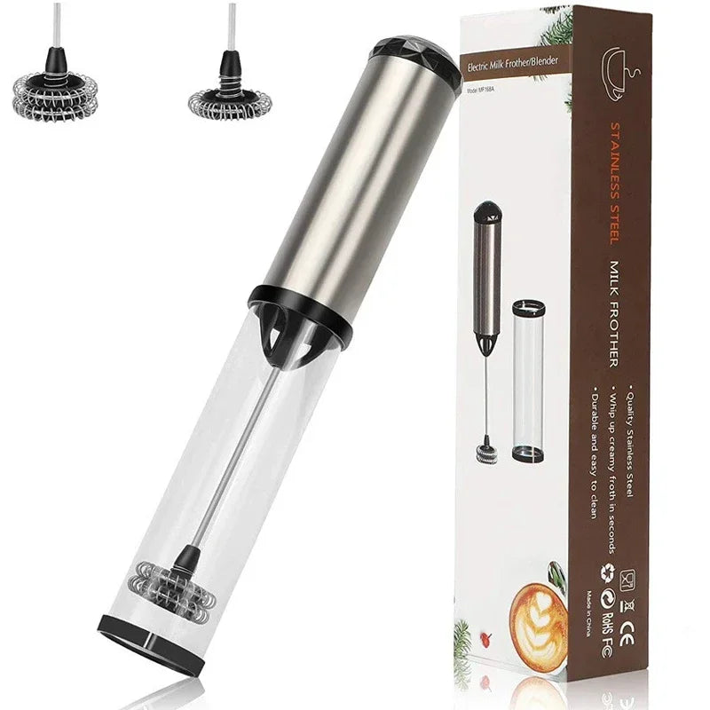 Electric Milk Frother Whisk Handheld Coffee Blender Egg Beater Household Milk Shaker Mixer Whisk Tools Foy home