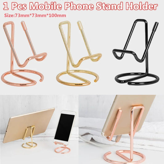 1 Pc Creative Mobile Phone Holder Decorative Desktop Storage Rack Desk Accessories