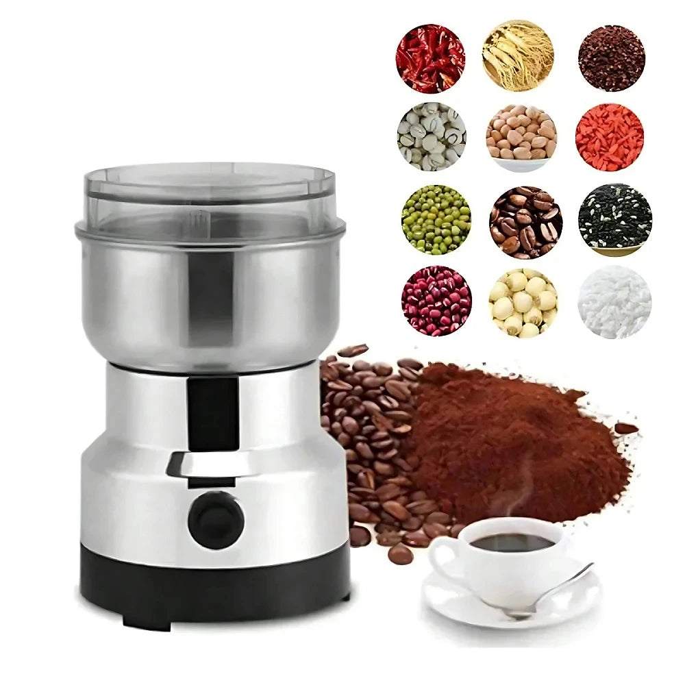 Xiaomi Electric Coffee Grinder 304 Stainless Steel Fast Grinding Multifunction Household Smash Machine EU US Plug Large Capacity