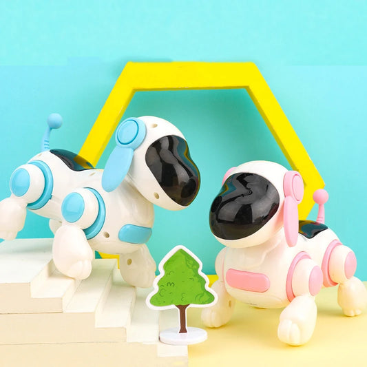 Children's Intelligent Electric Dog Pet Toy Electric Machine Lighting Intelligent Crawling Electronic Dog Toy Children's Gift