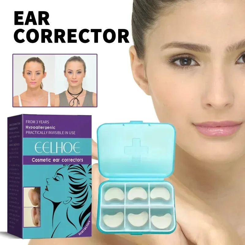 6pcs Ear Patch Corrector Veneer Ear Change Ear Correction Vertical Version Photo V Face Sticker Photo Stereotyped V Face Sticker